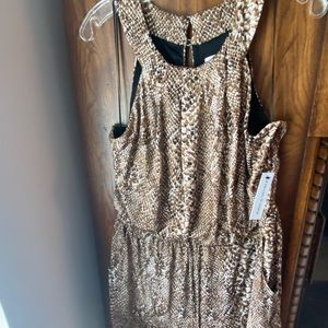 Snakeskin Romper NWT